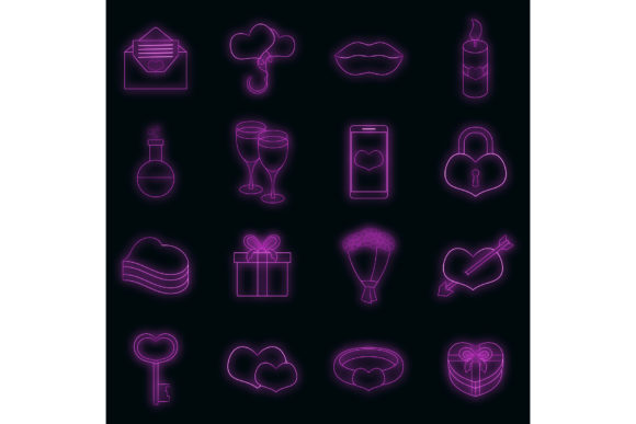 Download Saint Valentine Day Icons Set Vector - Vector Collection