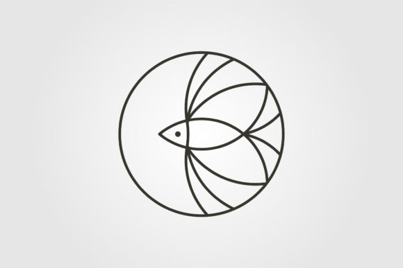 Download Minimal Fish Logo Line Art Vector - Vector Collection
