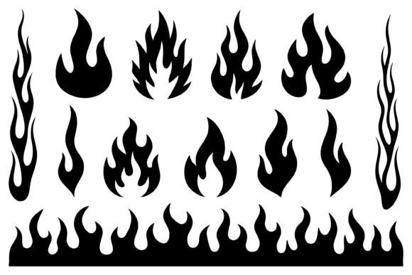 Download Fire Silhouette Vector Collection - Vector Collection