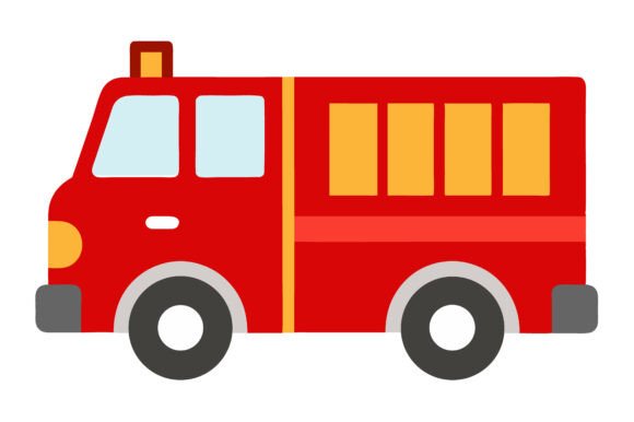 Download Soft Edge Fire Truck Clipart Vector - Vector Collection